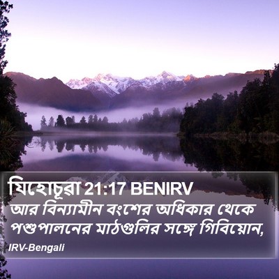 যিহোচূৱা 21:17 BENIRV Bible Verse Image