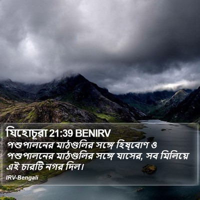 যিহোচূৱা 21:39 BENIRV Bible Verse Image