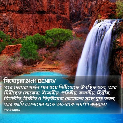 যিহোচূৱা 24:11 BENIRV Bible Verse Image