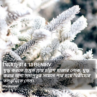 যিহোচূৱা 4:13 BENIRV Bible Verse Image