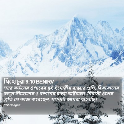যিহোচূৱা 9:10 BENIRV Bible Verse Image