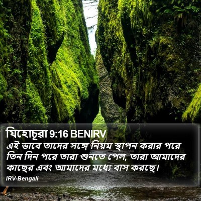 যিহোচূৱা 9:16 BENIRV Bible Verse Image