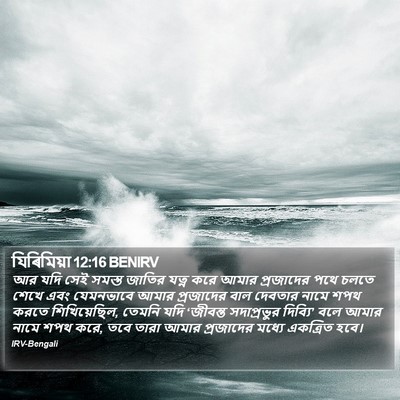 যিৰিমিয়া 12:16 BENIRV Bible Verse Image
