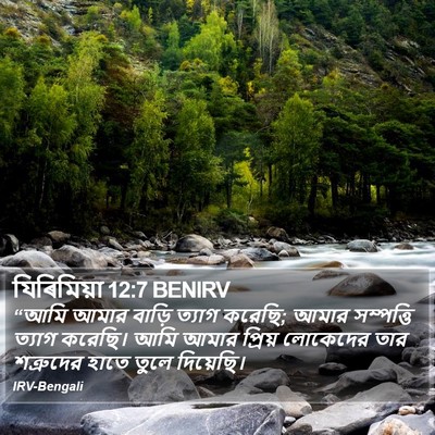 যিৰিমিয়া 12:7 BENIRV Bible Verse Image