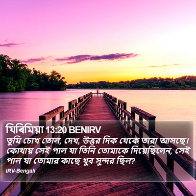 যিৰিমিয়া 13:20 BENIRV Bible Verse Image