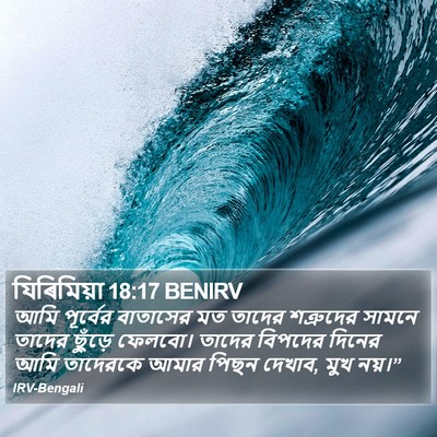 যিৰিমিয়া 18:17 BENIRV Bible Verse Image