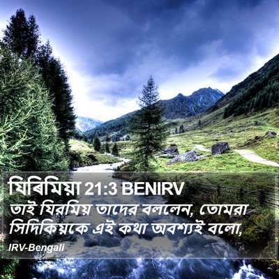যিৰিমিয়া 21:3 BENIRV Bible Verse Image