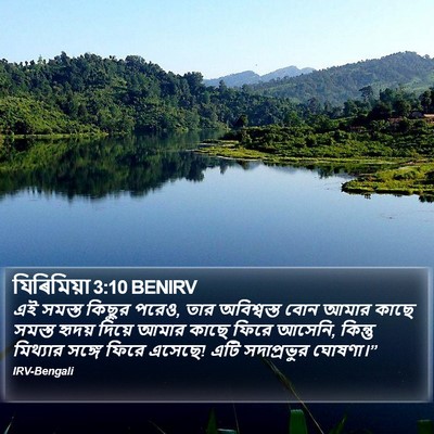 যিৰিমিয়া 3:10 BENIRV Bible Verse Image
