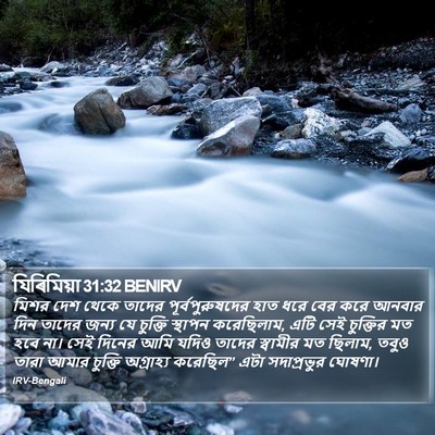 যিৰিমিয়া 31:32 BENIRV Bible Verse Image