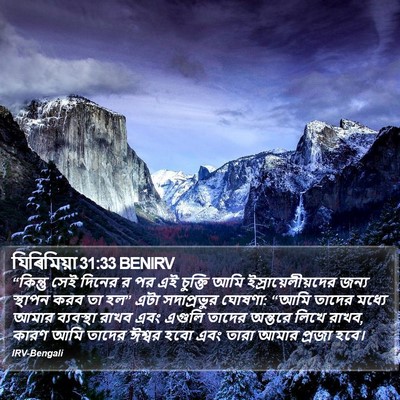 যিৰিমিয়া 31:33 BENIRV Bible Verse Image