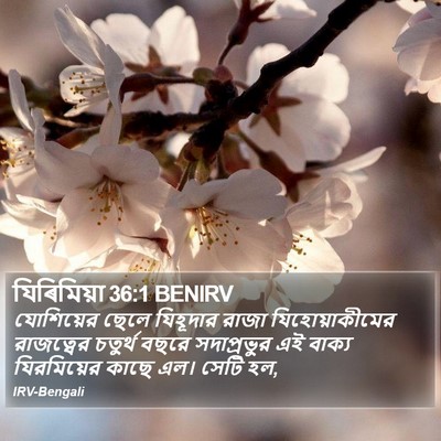 যিৰিমিয়া 36:1 BENIRV Bible Verse Image