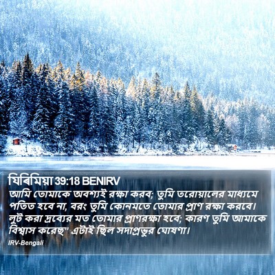 যিৰিমিয়া 39:18 BENIRV Bible Verse Image