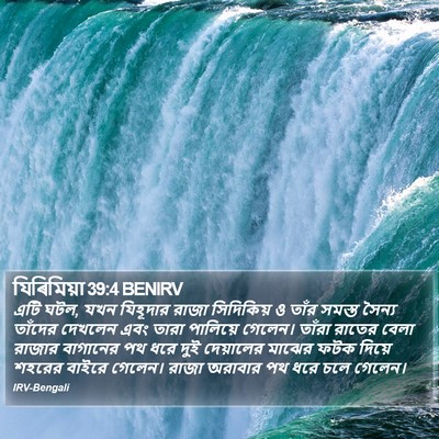 যিৰিমিয়া 39:4 BENIRV Bible Verse Image