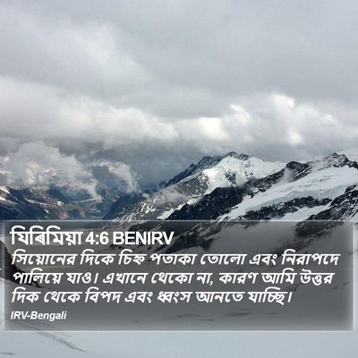 যিৰিমিয়া 4:6 BENIRV Bible Verse Image