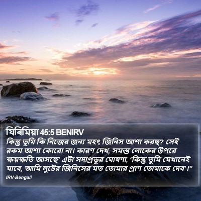 যিৰিমিয়া 45:5 BENIRV Bible Verse Image