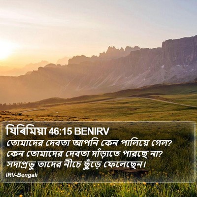 যিৰিমিয়া 46:15 BENIRV Bible Verse Image