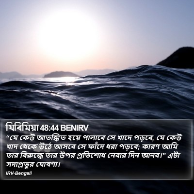 যিৰিমিয়া 48:44 BENIRV Bible Verse Image