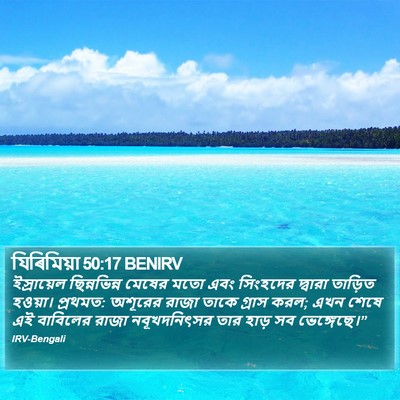 যিৰিমিয়া 50:17 BENIRV Bible Verse Image