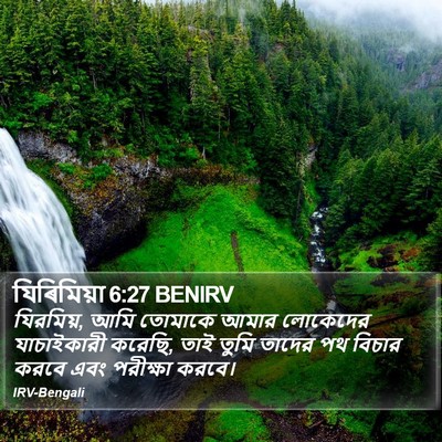 যিৰিমিয়া 6:27 BENIRV Bible Verse Image