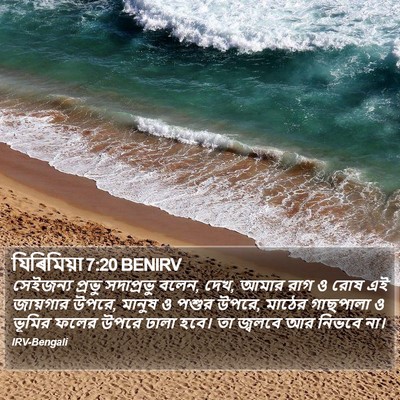 যিৰিমিয়া 7:20 BENIRV Bible Verse Image