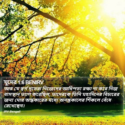 যুদের 1:6 BENIRV Bible Verse Image