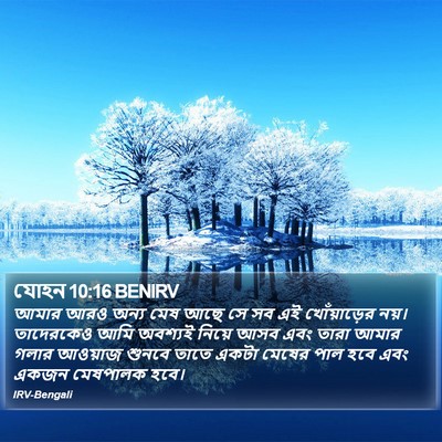 যোহন 10:16 BENIRV Bible Verse Image