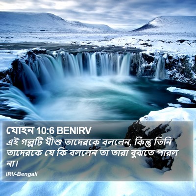 যোহন 10:6 BENIRV Bible Verse Image