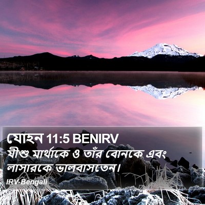 যোহন 11:5 BENIRV Bible Verse Image