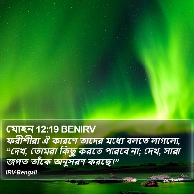 যোহন 12:19 BENIRV Bible Verse Image