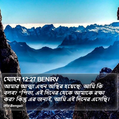 যোহন 12:27 BENIRV Bible Verse Image