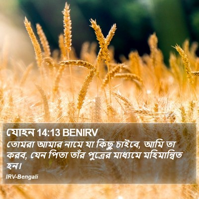 যোহন 14:13 BENIRV Bible Verse Image
