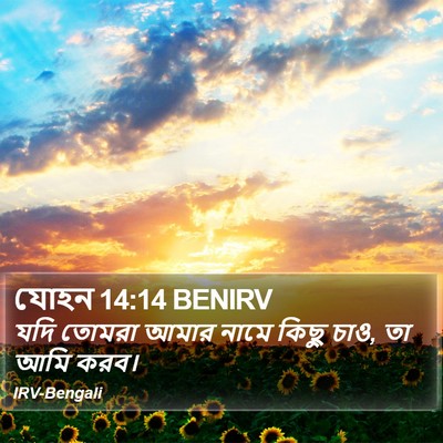 যোহন 14:14 BENIRV Bible Verse Image