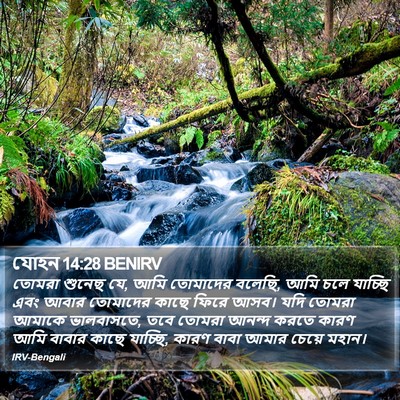 যোহন 14:28 BENIRV Bible Verse Image