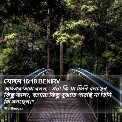 যোহন 16:18 BENIRV Bible Verse Image