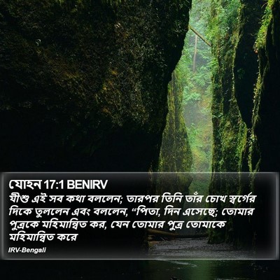 যোহন 17:1 BENIRV Bible Verse Image