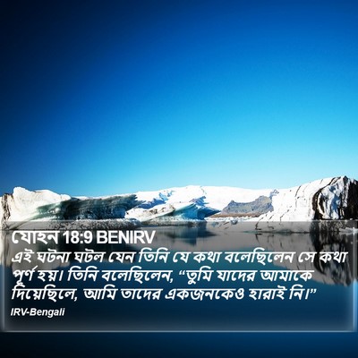 যোহন 18:9 BENIRV Bible Verse Image