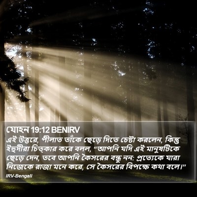 যোহন 19:12 BENIRV Bible Verse Image