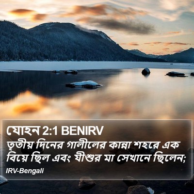 যোহন 2:1 BENIRV Bible Verse Image