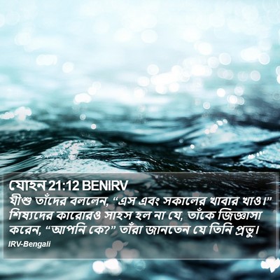 যোহন 21:12 BENIRV Bible Verse Image