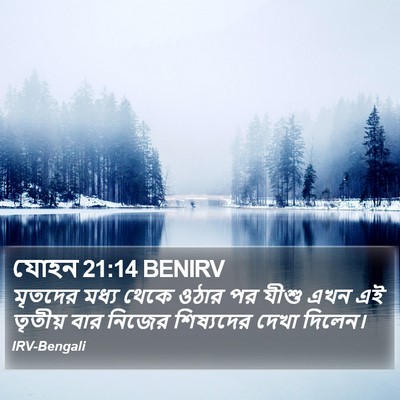 যোহন 21:14 BENIRV Bible Verse Image