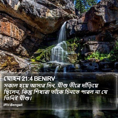 যোহন 21:4 BENIRV Bible Verse Image