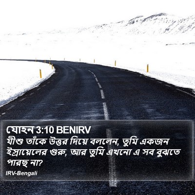 যোহন 3:10 BENIRV Bible Verse Image