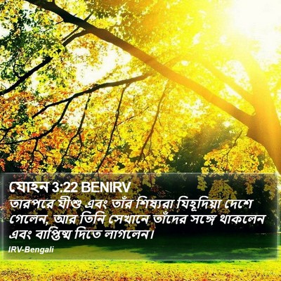 যোহন 3:22 BENIRV Bible Verse Image