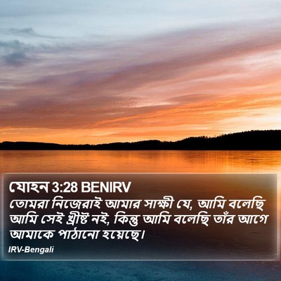 যোহন 3:28 BENIRV Bible Verse Image