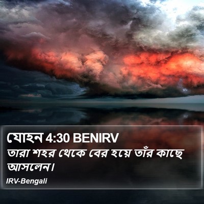 যোহন 4:30 BENIRV Bible Verse Image
