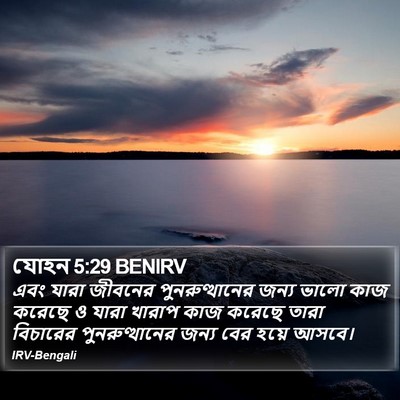 যোহন 5:29 BENIRV Bible Verse Image