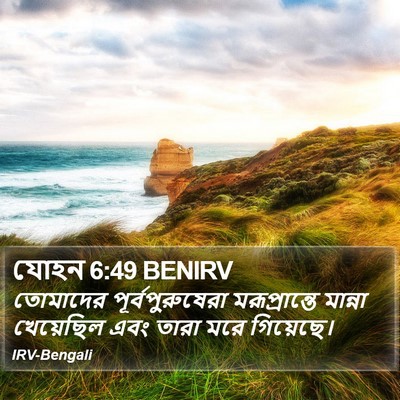 যোহন 6:49 BENIRV Bible Verse Image