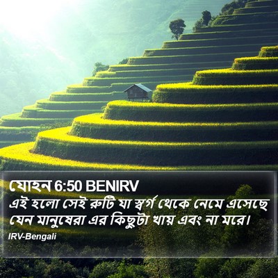 যোহন 6:50 BENIRV Bible Verse Image
