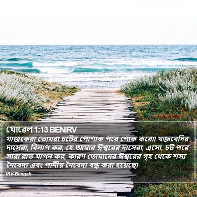 যোৱেল 1:13 BENIRV Bible Verse Image