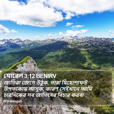 যোৱেল 3:12 BENIRV Bible Verse Image